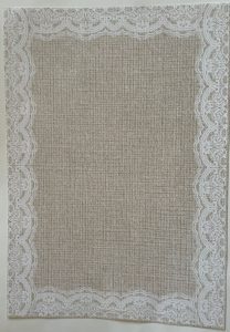 مفارش صحون ورقية بيج